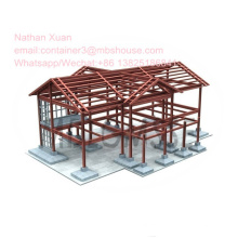 glass workshop wood luxury prefab house container villa